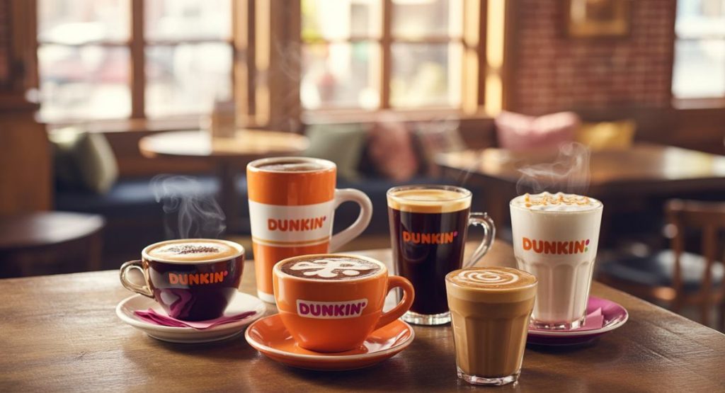 hot coffee dunkin