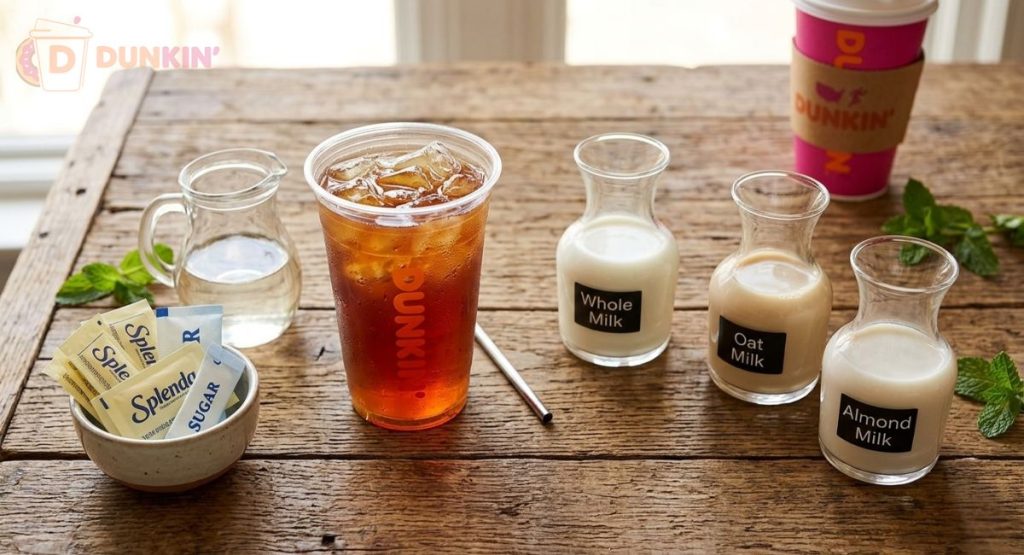 dunkin black tea