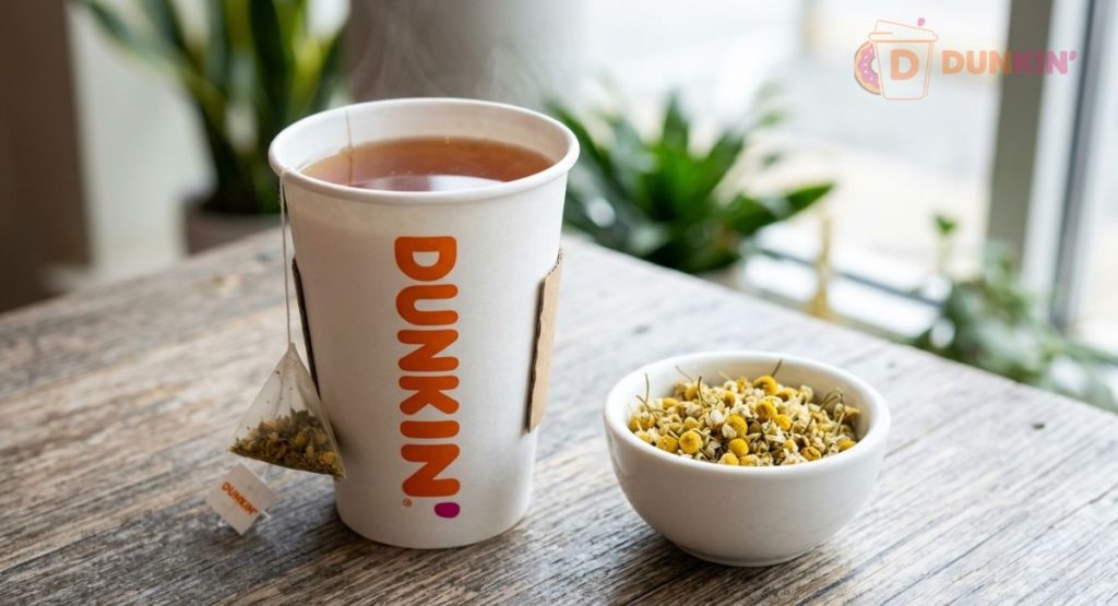 hot tea at dunkin donuts