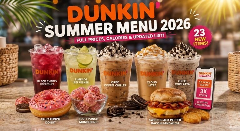 Dunkin Summer Menu 2026
