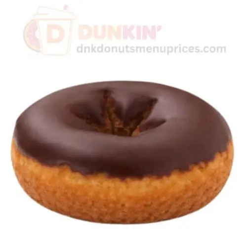 chocolate frosted cake donut dunkin