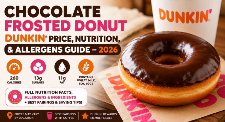 chocolate frosted donut dunkin​