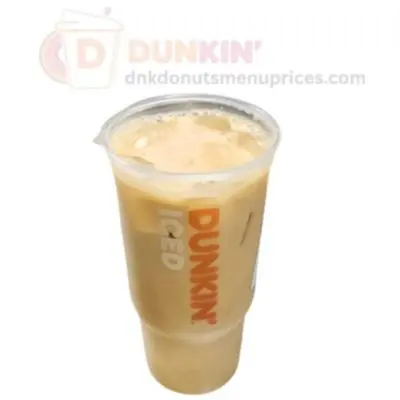 dunkin butter pecan swirl  iced coffee