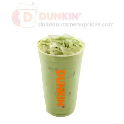 dunkin donuts iced matcha latte